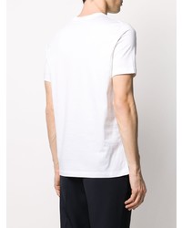 T-shirt à col rond imprimé blanc PS Paul Smith