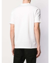 T-shirt à col rond imprimé blanc DSQUARED2