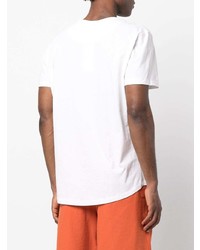 T-shirt à col rond imprimé blanc Orlebar Brown
