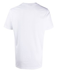 T-shirt à col rond imprimé blanc PS Paul Smith