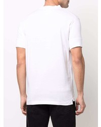 T-shirt à col rond imprimé blanc DSQUARED2