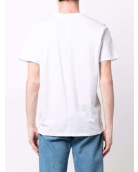 T-shirt à col rond imprimé blanc rag & bone