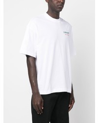 T-shirt à col rond imprimé blanc Carhartt WIP