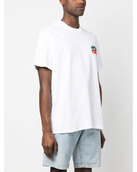 T-shirt à col rond imprimé blanc Carhartt WIP