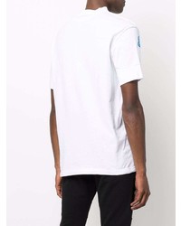 T-shirt à col rond imprimé blanc DSQUARED2