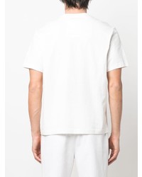 T-shirt à col rond imprimé blanc Kenzo