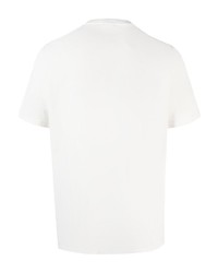 T-shirt à col rond imprimé blanc AUTRY