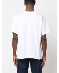 T-shirt à col rond imprimé blanc PACCBET