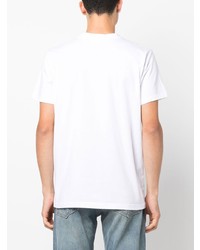 T-shirt à col rond imprimé blanc Isabel Marant