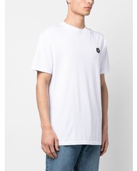 T-shirt à col rond imprimé blanc Philipp Plein