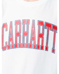 T-shirt à col rond imprimé blanc Carhartt