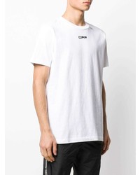 T-shirt à col rond imprimé blanc Off-White