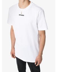 T-shirt à col rond imprimé blanc Off-White