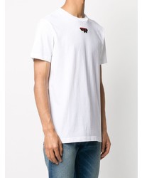 T-shirt à col rond imprimé blanc Off-White