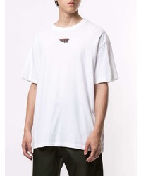 T-shirt à col rond imprimé blanc Off-White