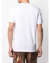 T-shirt à col rond imprimé blanc PS Paul Smith