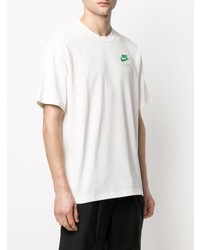 T-shirt à col rond imprimé blanc Nike