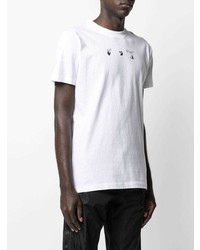 T-shirt à col rond imprimé blanc Off-White