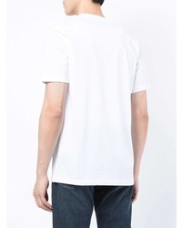 T-shirt à col rond imprimé blanc PS Paul Smith