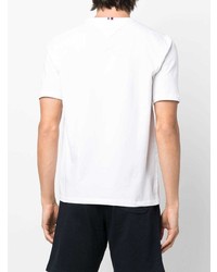 T-shirt à col rond imprimé blanc Tommy Hilfiger