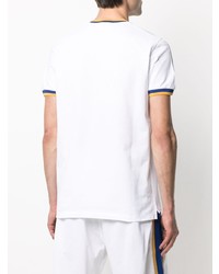 T-shirt à col rond imprimé blanc DSQUARED2