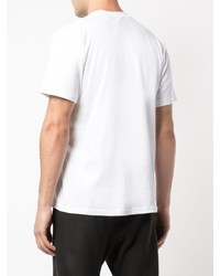 T-shirt à col rond imprimé blanc Supreme