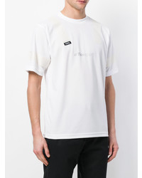 T-shirt à col rond imprimé blanc Upww