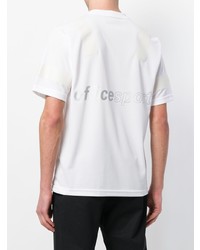 T-shirt à col rond imprimé blanc Upww