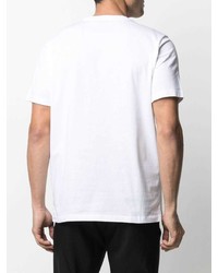 T-shirt à col rond imprimé blanc PS Paul Smith