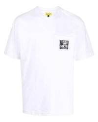 T-shirt à col rond imprimé blanc MARKET