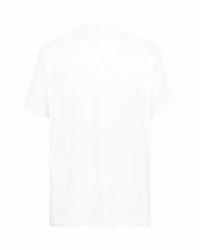 T-shirt à col rond imprimé blanc Supreme