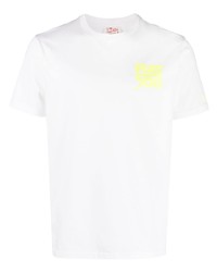 T-shirt à col rond imprimé blanc MC2 Saint Barth