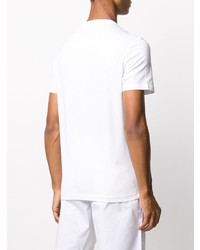 T-shirt à col rond imprimé blanc Michael Kors