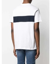 T-shirt à col rond imprimé blanc Michael Kors