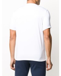 T-shirt à col rond imprimé blanc Michael Kors