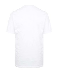 T-shirt à col rond imprimé blanc Supreme