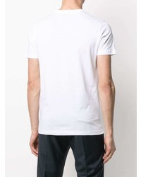 T-shirt à col rond imprimé blanc PS Paul Smith