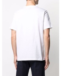 T-shirt à col rond imprimé blanc PS Paul Smith