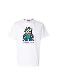 T-shirt à col rond imprimé blanc Mostly Heard Rarely Seen 8-Bit