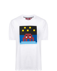 T-shirt à col rond imprimé blanc Mostly Heard Rarely Seen 8-Bit