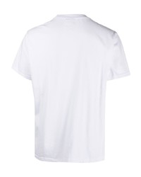 T-shirt à col rond imprimé blanc Sporty & Rich