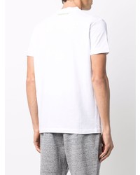 T-shirt à col rond imprimé blanc DSQUARED2