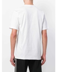 T-shirt à col rond imprimé blanc Ktz