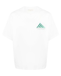 T-shirt à col rond imprimé blanc Museum of Peace & Quiet