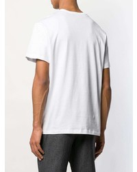 T-shirt à col rond imprimé blanc N°21