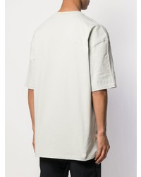 T-shirt à col rond imprimé blanc Ih Nom Uh Nit