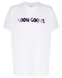 T-shirt à col rond imprimé blanc Noon Goons
