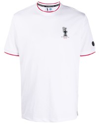 T-shirt à col rond imprimé blanc North Sails x Prada Cup