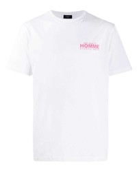 T-shirt à col rond imprimé blanc Not Guilty Homme