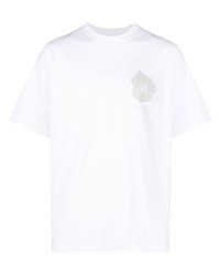 T-shirt à col rond imprimé blanc Objects IV Life